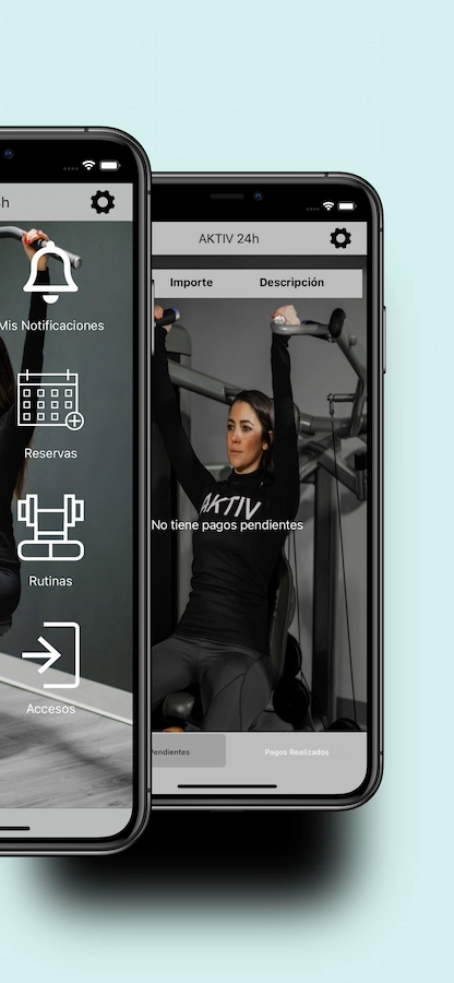 App AKTIV 24h — entrenamiento