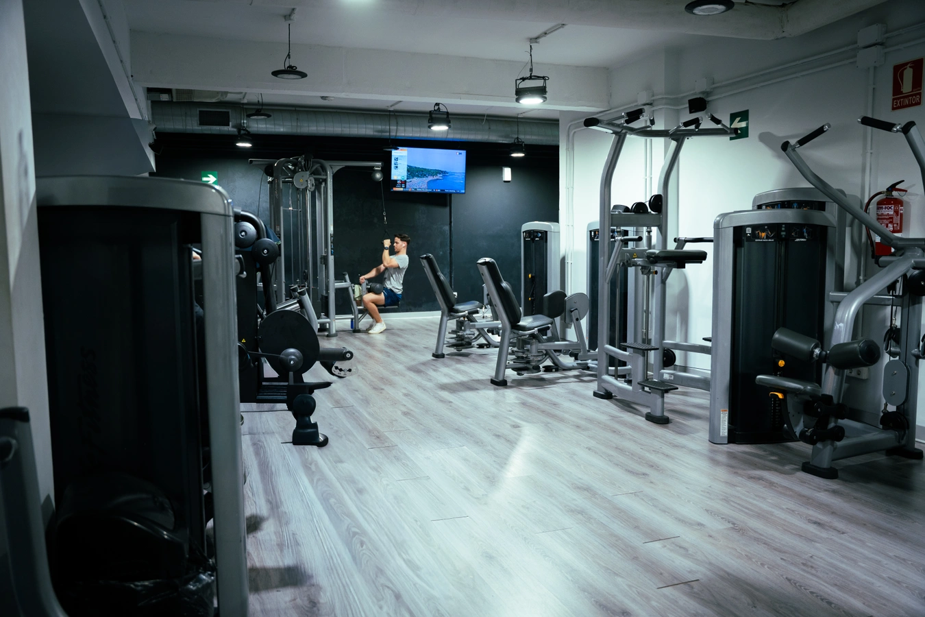 Instalaciones del gimnasio AKTIV 24h